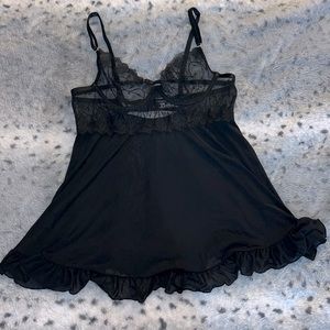 Lingerie Black Mesh Lace Sexy Teddy Nighty